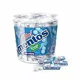 Mentos - Bonbons Mentos à la Menthe, Tendres et Croquants - Goût Rafraîchissant - Grand Format à Partager - Idéal pour Anniversaires - Tubo de 1,32 kg