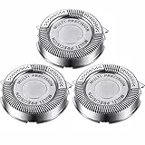 3 Pièces Têtes de Remplacement de Rasoir SH50/ 52 Compatibles avec Series 5000 (S5xxx), AquaTouch (S5xxx), AquaTouch (AT8xx, AT7xx) et PowerTouch (PT8xx, PT7xx), 9 Lames (3 Pièces)