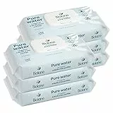 BIOLANE - Lingettes nettoyantes Pure Water - Bébé - Lot de 6x48 (288 Lingettes) - A l'eau Purifiée - Nettoie et protège - Corps et siège - Peaux Sensibles - Dès la naissance - Fabriqué en France