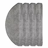 Lot de 4 ou 10 serpillères de rechange pour aspirateur robot Vyzzle D10 en microfibre robuste et durable