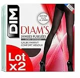 Dim Femme Diam's Jambes Fuselées X2 Collant, Noir, XL EU