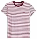 Levi's T-Shirt The Perfect Tee pour Femme, Anita Stripe Zinfand, L