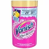 Vanish Oxi Action Booster de Lavage Détachant Textile et Anti-décoloration Poudre efficace dès 20° - Pot de 1410g