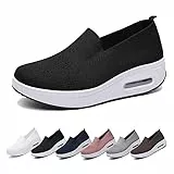 IXII Chaussures Femmes Baskets OrthopéDiques à Plateforme pour Femmes, Chaussures De Marche AntidéRapantes à Coussin d'air Chaussures OrthopéDiques De Course LéGèRes Et Respirantes -F||39EU