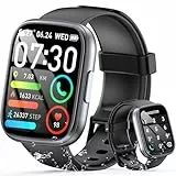 Cillso Montre intelligente pour femme avec fonction téléphone, moniteur de fréquence cardiaque, moniteur de sommeil, podomètre, montre de fitness tactile avec fonction téléphone