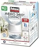 Rubson AERO 360° Absorbeur d'humidité Compact (1 appareil + 1 recharge de 450 g) – Déshumidificateur d'air anti-odeur – Absorbeur anti-humidité & condensation
