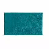 Douceur d'Intérieur, Tapis de Bain (45 x 75 cm) Sweety Bleu/Emeraude, Microfibre