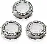 SH30/SH50 Tête de Rasoir 3 Pièces Têtes de Rechange Compatible pour Philips Série 5000/3000/1000/2000, Têtes de Rasoir Rotatives pour Philips S300/S500/S5000/XZ580/XZ5810/S1010/S1060