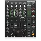 Behringer Djx750 Table de Mixage Dj Professionnel 5 Canaux avec Effets Numériques Avancés et Compteur Bmp