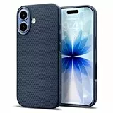Spigen Coque pour iPhone 17, Liquid Air, [Édition 2025, Flexible] - Bleu Marin