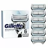 Gillette Lames De Rechange SkinGuard, Pack De 6 Cartouches De Lames De Rasoir Homme, Conçues Pour Un Rasage De La Peau Sensible, Compatibles Aussi Avec Manches Fusion Et ProGlide