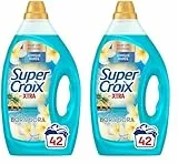 Super Croix par X•Tra - Lessive Liquide - Bora Bora - Fleurs de Monoï & Lait d'Aloe - Moment Evasion - Experience Sensorielle - Parfum Intense - Longue Durée - Efficace dès 20°C - 42 Lavages