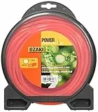 Greenstar - 1512627 - OZAKI Fil Nylon Carre 4,5 mm, Rouge