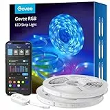Govee Ruban LED Smart WiFi Bande LED 10m RGB Multicolore App Contrôle, Bande Lumineuse Compatible avec Alexa et Google Home, Décor pour Maison Cuisine