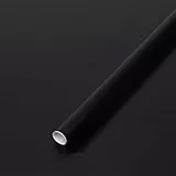 d-c-fix papier adhésif pour meuble uni-colore mat Noir - film autocollant décoratif rouleau vinyle - pour cuisine, porte - décoration revêtement peint stickers collant - 90 cm x 2,1 m