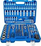 BGS 2243 | Jeu de douilles à six pans | 6,3 mm (1/4') / 10 mm (3/8') / 12,5 mm (1/2') | 192 pièces