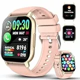 Montre Connectée Homme Femme, 1.91'HD Montre Connectee avec Appels Bluetooth, Etanche IP68 Montre Sport 112+ Mode Sport, Podomètre, Cycle Menstruel, Fréquence Cardiaque, Spo2, Smartwatch Android iOS
