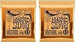 Ernie Ball Hybrid Slinky Cordes filées en nickel, pour guitare électrique, calibre 9-46 (Lot de 2)