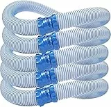 Hanoxe Pool Systems R0527700 Kit de remplacement de tuyau de 1 mètre, compatible avec Zodiac X7 T3, T5, Mx6 Mx8, tuyau de nettoyage pour piscine, zodiac 5 pièces