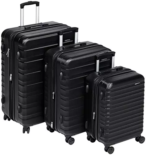 Amazon Basics Valise de voyage à roulettes pivotantes