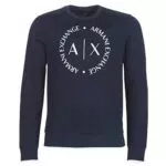Armani Exchange 8nzm87 Sweat-Shirt, Bleu, X-Large Homme