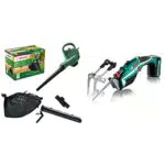 Aspirateur/Souffleur/Broyeur de Feuilles Bosch - UniversalGardenTidy 3000 & Elagueur sans Fil Bosch - Keo