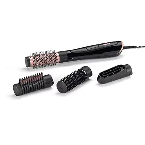 BaByliss - AS126E - Brosse soufflante Perfect Ionique Finish 4-en-1 1000W Plastique Noir