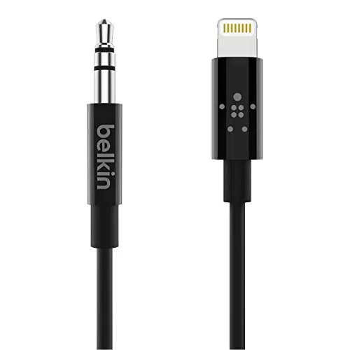 Belkin Câble 3, 5 mm avec connecteur Lightning de 1