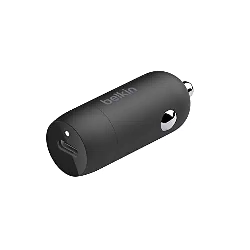 Belkin Chargeur de voiture BoostCharge 30 W, chargeur voiture allume-cigare