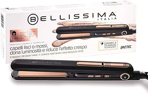 Bellissima Imetec Creativity Ceramic & Tourmaline, fer à lisser