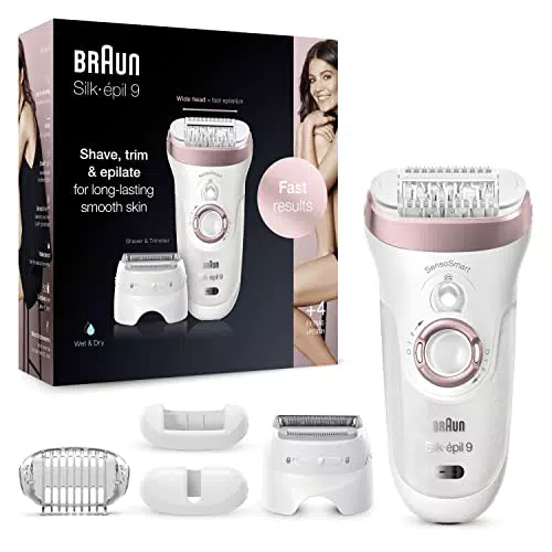 Braun Silk-épil 9 Épilateur Électrique Femme Pour Une Épilation En Douceur