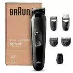 Braun Tondeuse Tout-En-Un Series 3 MGK3420, 6-En-1, Kit Pour Barbe