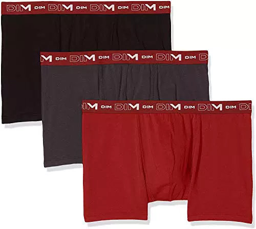 Dim Boxer Coton Stretch Respirant maintien optimal Homme x3