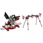 Einhell Scie à onglet radiale TC-MS 2112 VERSION KIT avec Piètement Stationnaire MSS 1610