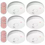 Elro FS1805M Détecteur de Fumée avec Aimant - 5 Ans de Batterie et Garantie/DIN EN14604-6 Pièces