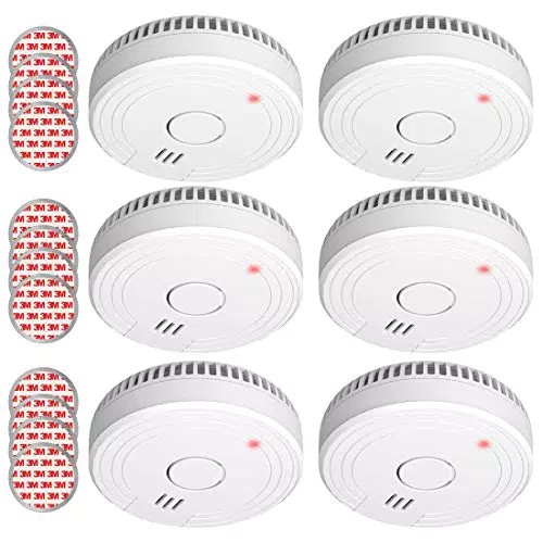 Elro FS1805M Détecteur de Fumée avec Aimant - 5 Ans de Batterie et Garantie/DIN EN14604-6 Pièces