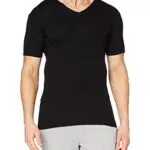 EMINENCE - Tee-Shirt col V Pur Coton Premium - Taille : 3 - Couleur : Noir