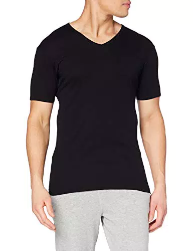 EMINENCE - Tee-Shirt col V Pur Coton Premium - Taille : 3 - Couleur : Noir