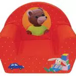 Fun House Petit Ours Brun Fauteuil CLUB en Mousse pour Enfant