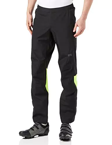 GORE WEAR Hommes Pantalon de cyclisme, GORE-TEX PACLITE Noir/Jaune Fluo