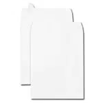 GPV Paquet de 50 pochettes kraft blanc auto-adhésives