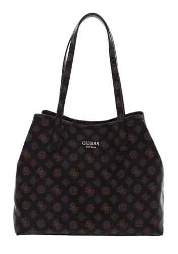 Guess Vikky Tote, Bag Women, Brun, Taille Unique