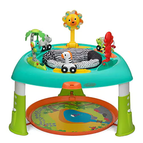 Infantino 3-in-1 Spin & Stand Entertainer - 360 Seat and Activity Table with Simple Store-Away Design