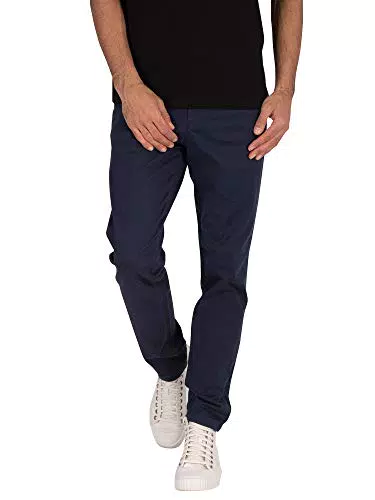 Jack and Jones Hommes Slim Stretch Chino Pantalons Chinos Bleu Bleu Marine Blazer 34