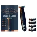 King C. Gillette Style Master, Tondeuse Sans Fil Pour Barbe Courte Avec Lame 4D