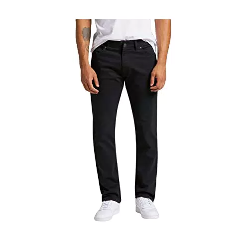 Lee Herren Straight Fit Xm Black Jeans, Schwarz, EU
