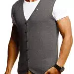 Leif Nelson LN1855 Gilet pour homme pour loisirs, business