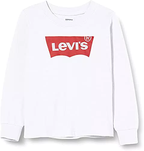 Levi's Kids -L/S Batwing Tee Garçon Blanc 12 Ans