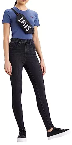Levi's Mile High Super Skinny Jeans Femme Black Ground 28 32