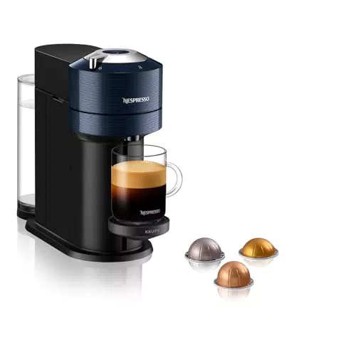 Machine à Café Nespresso Krups Vertuo Next Bleu Cafetière Espresso YY4974FD